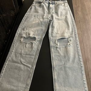 Wide leg jeans